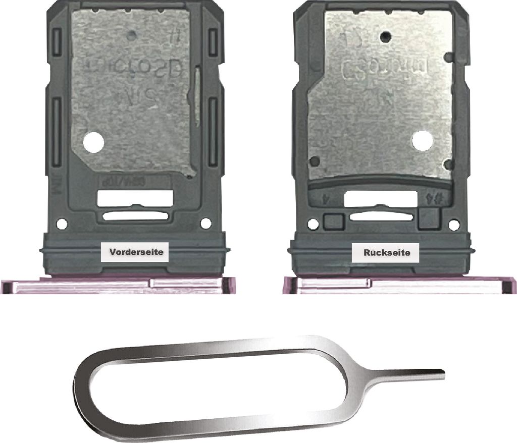 Samsung Galaxy S20 Fe 4G 5G Sim Karten Halter Tray Adapter Fach Stecker Slot + Nadel Single Lavender Violett
