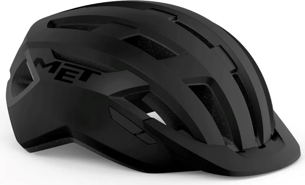 MET Allroad Casque vélo Noir Mat L 58-61 cm avec Éclairage LED Intégré