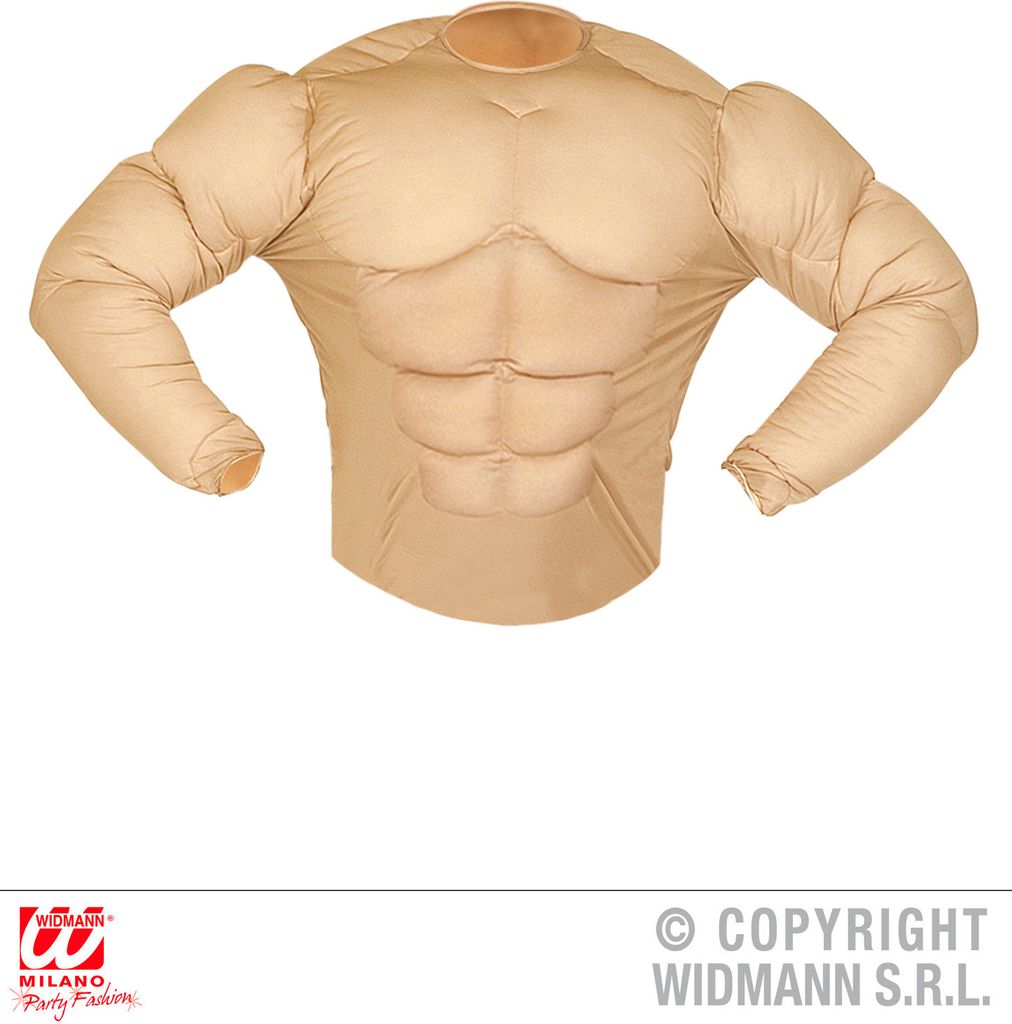 Costume Culturista W Widmann Milano - Tuta Muscolare Per Carnevale E Feste, Taglia L - Foto 5