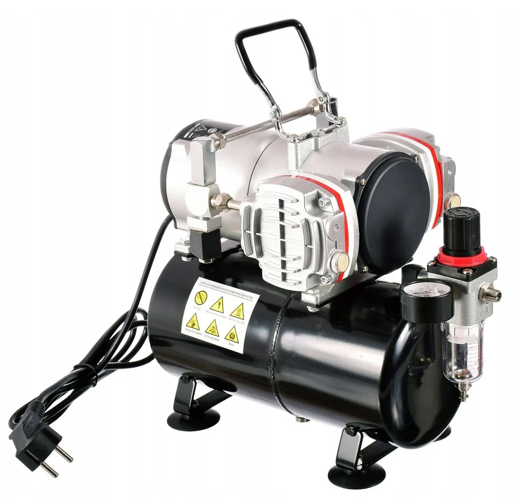 Compresseur aérographe haute performance 46 l/min avec séparateur eau