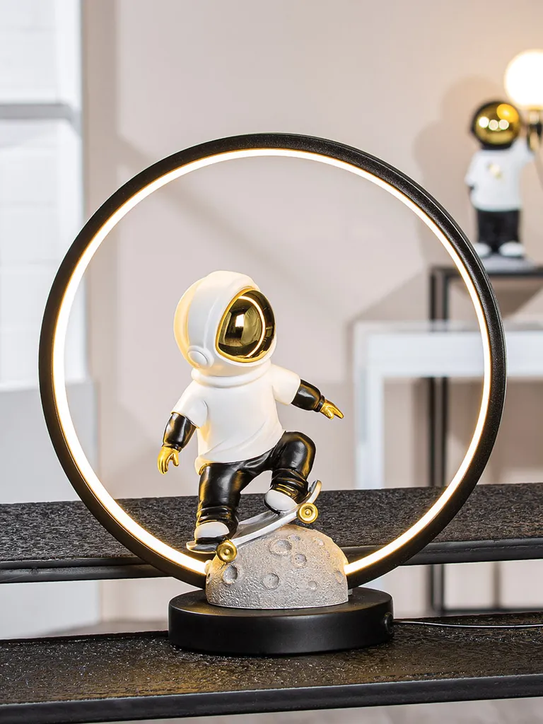 Lampe de bureau astronaute LED pour déco geek et chambre d'ado - 33cm
