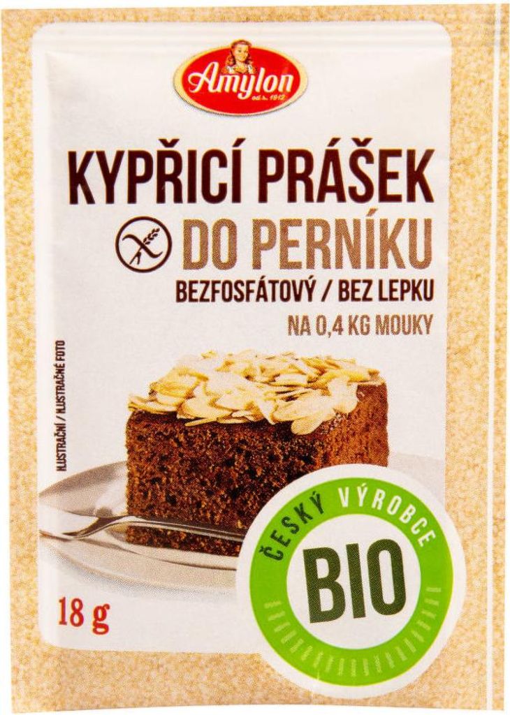 Lievito in polvere biologico per pan di zenzero 18 g Immagine del prodotto 