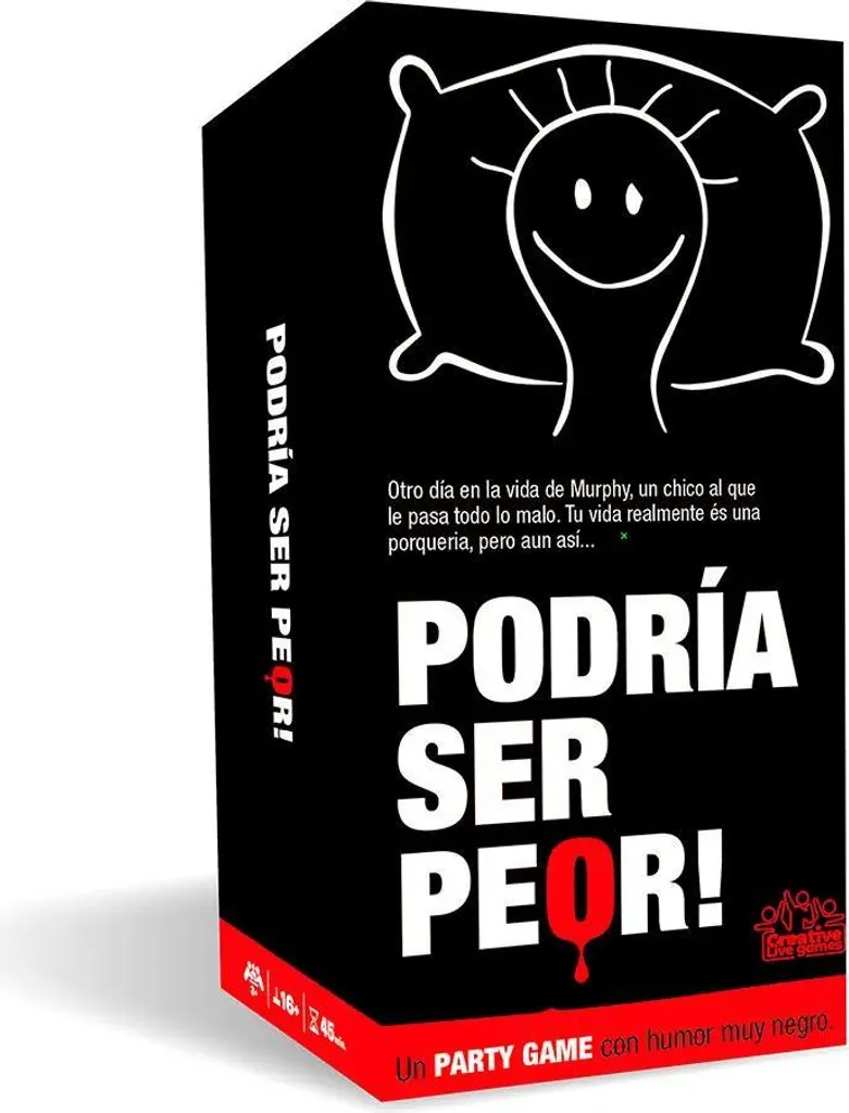 Jeu de société Creative Live Games Podia Ser Peor Transparent Unique
