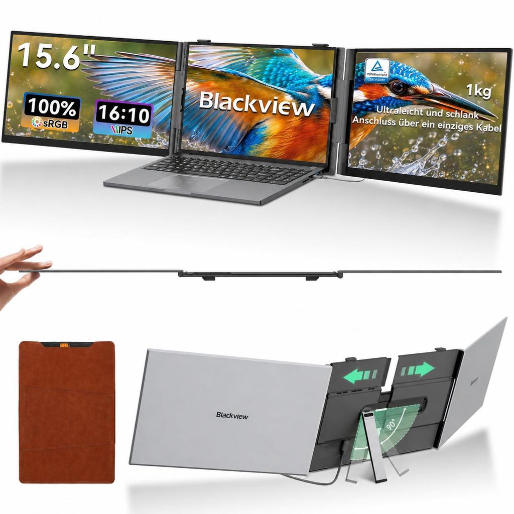Blackview DCM8 Pro 15,6" FHD, monitor portatile a doppio Immagine del prodotto 