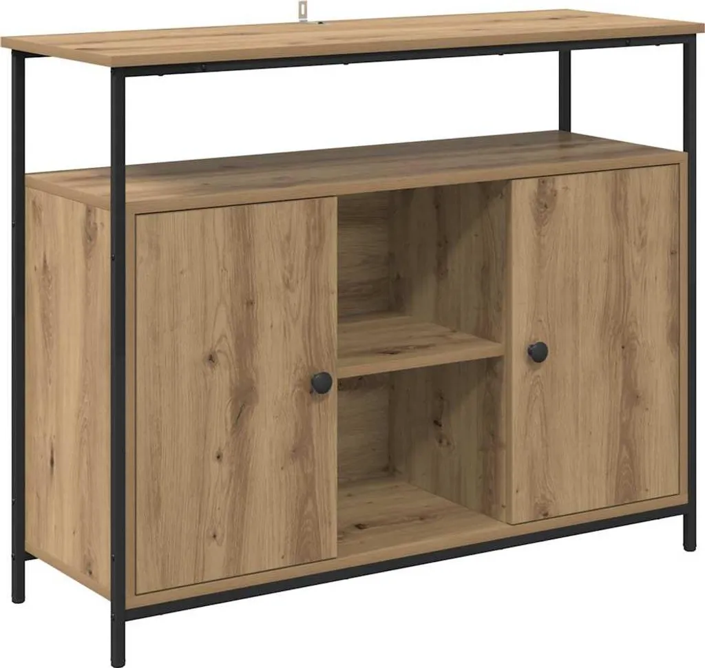 Madia Moderna Rovere Artisan 100cm - Mobile Contenitore Design Minimal