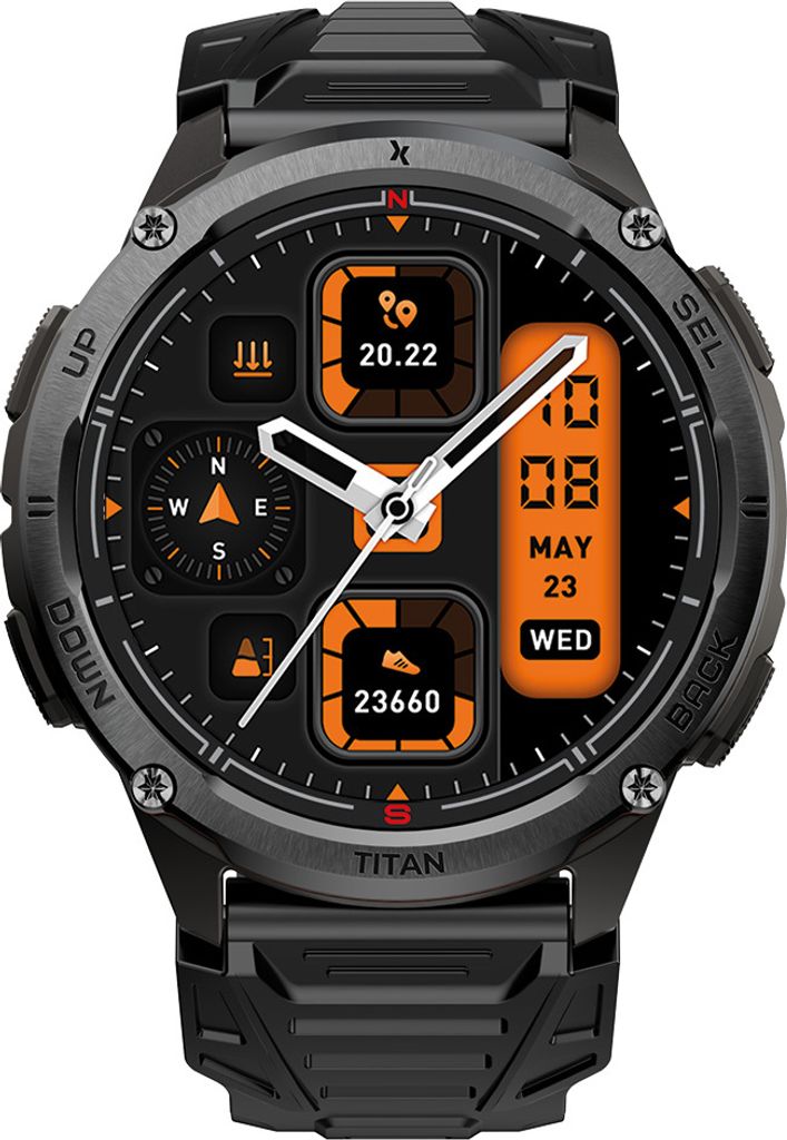 SmartWatch Maxcom FW111 Titan Chronos 36mm Schwarz