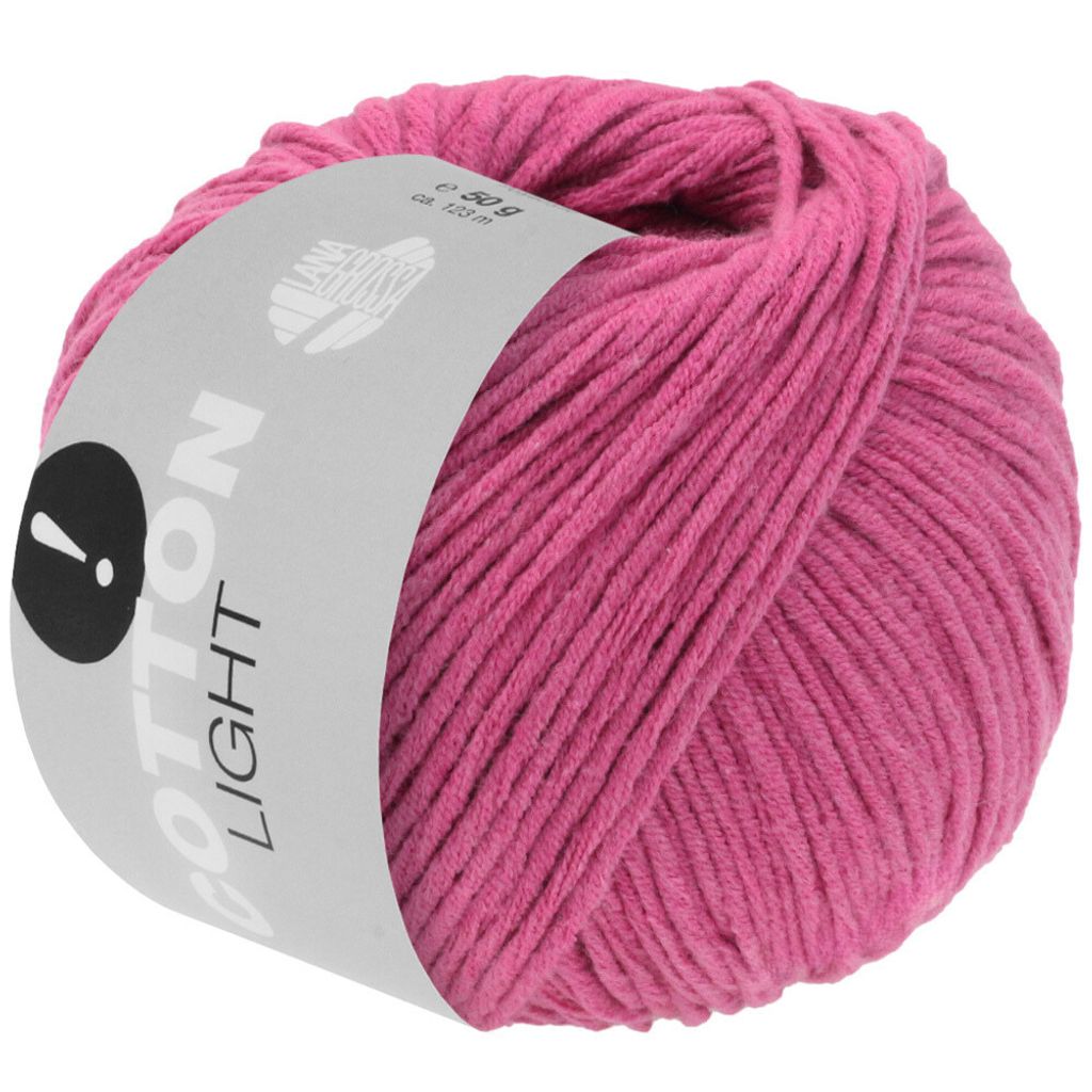 Lana Grossa Baumwolle LIGHT Aktion! 50 g leichte, multifile Baumwollmischung 123 m Farbe 011 - Pink