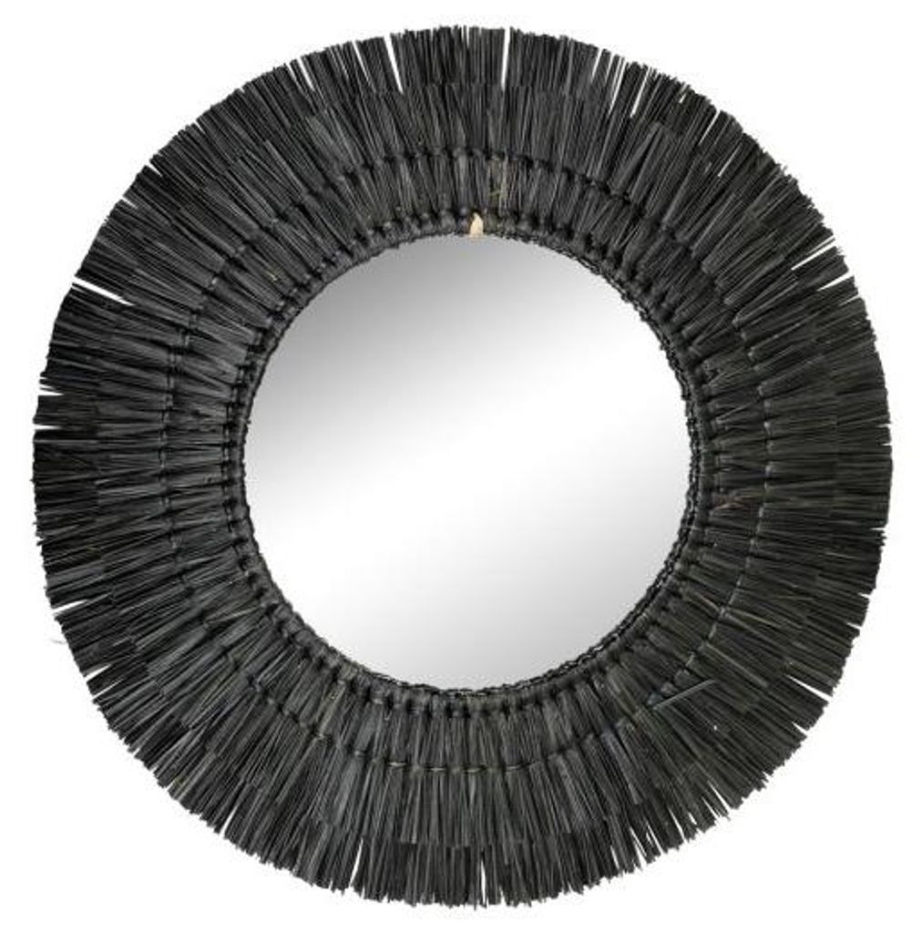 Mars & More zeewier spiegel, zwart, 60 cm Productafbeelding 