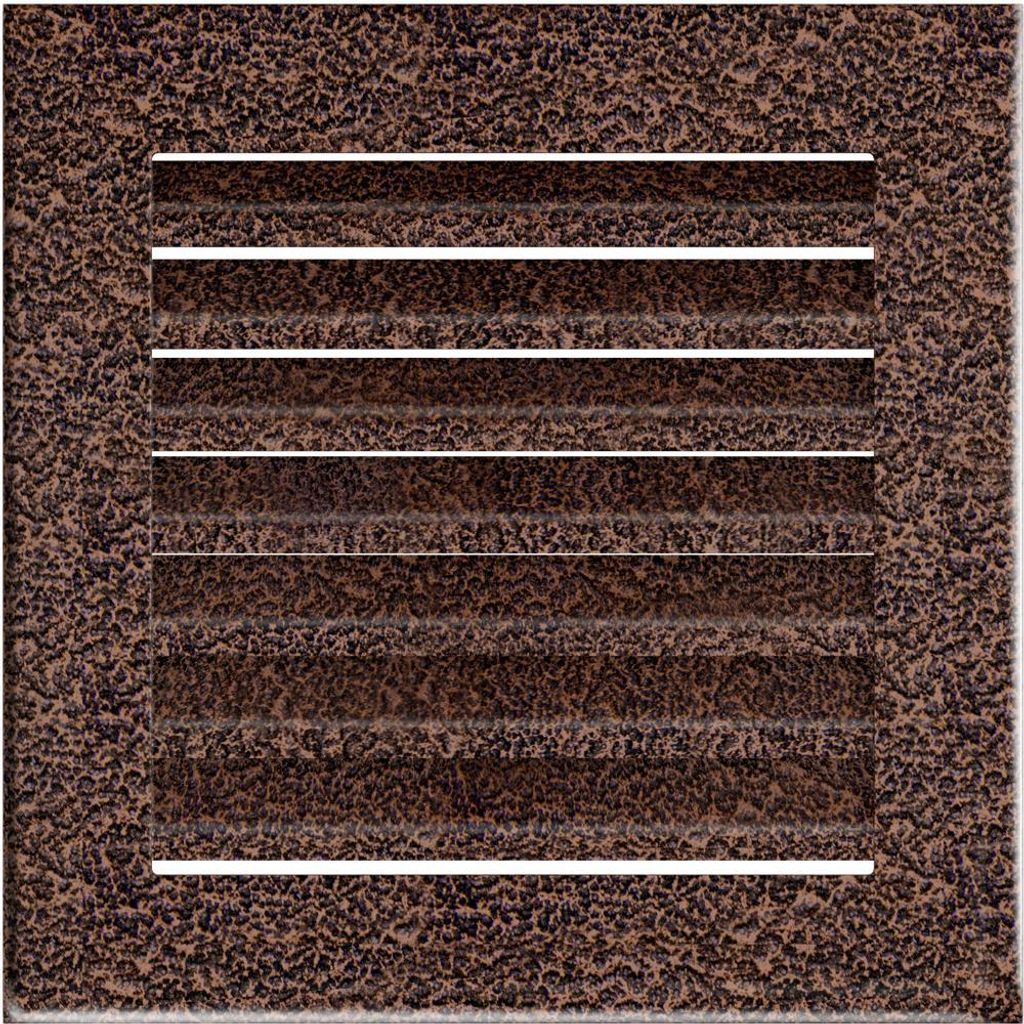 Lüftungsgitter FRESH 17x17 Kupfer