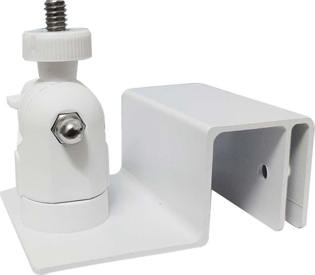 Dachrinnenhalterung für Mini-Satellitenschüsseln, verstellbarer Winkel, Halterung mit Adapter aus Aluminiumlegierung