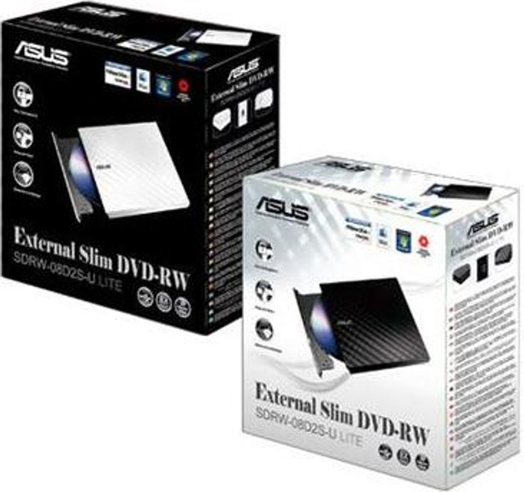 ASUS SDRW-08D2S-U LITE DVD vypalovačka externí bílá Obrázek produktu 