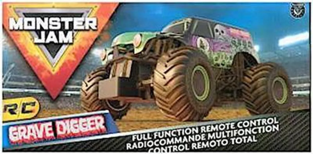 Grave Digger RC 1:24 Monster Jam : Voiture Télécommandée Anti-Interférence - 7