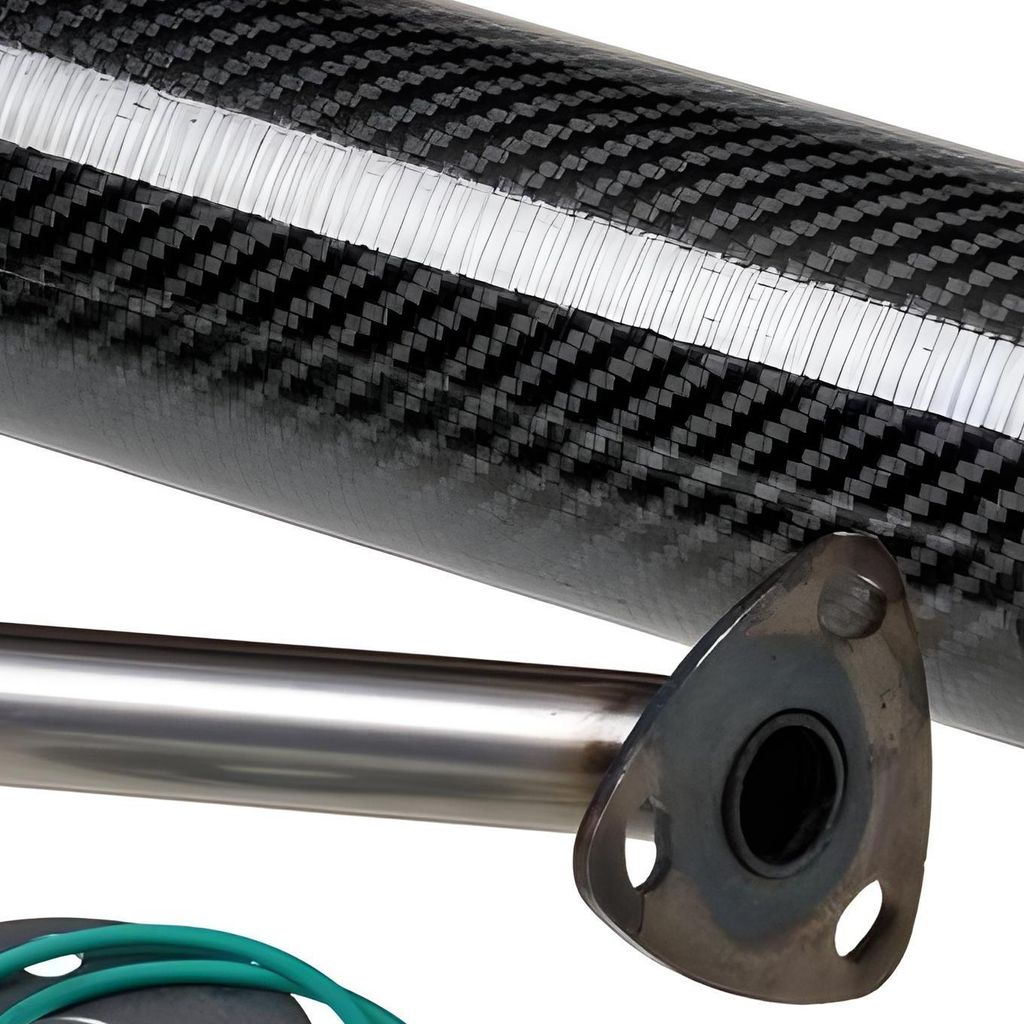 Giannelli Auspuffanlage Endtopf Carbon High Up mit ABE kompatibel mit Aprilia