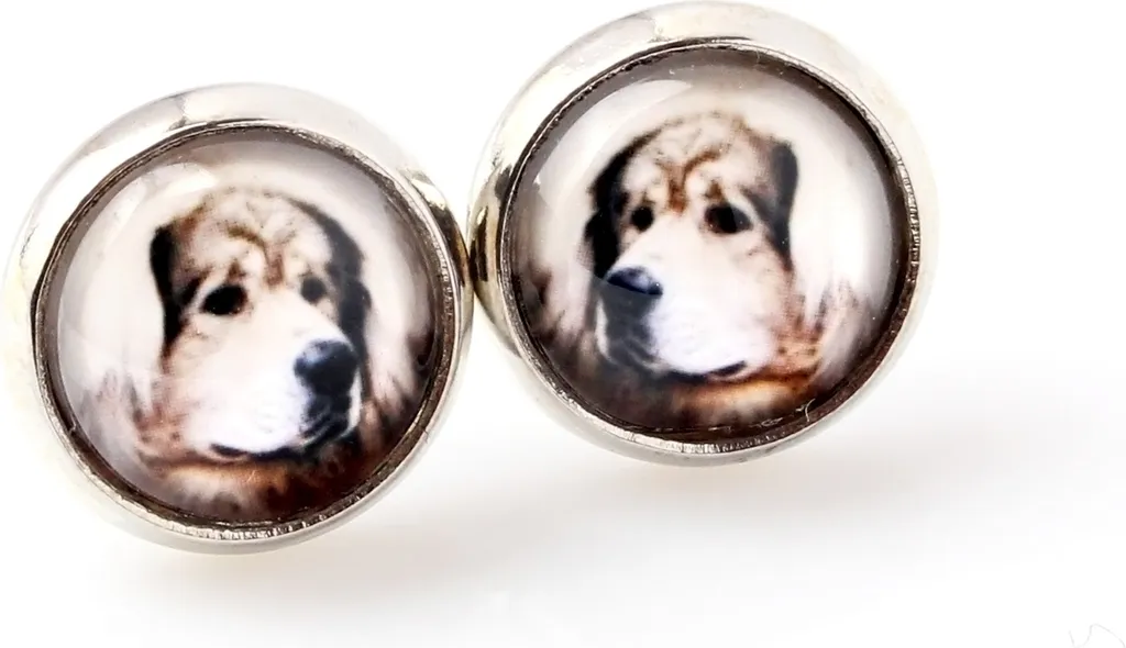 Orecchini Mastino Tibetano Art-Dog: Qualità Artigiana Personalizzata