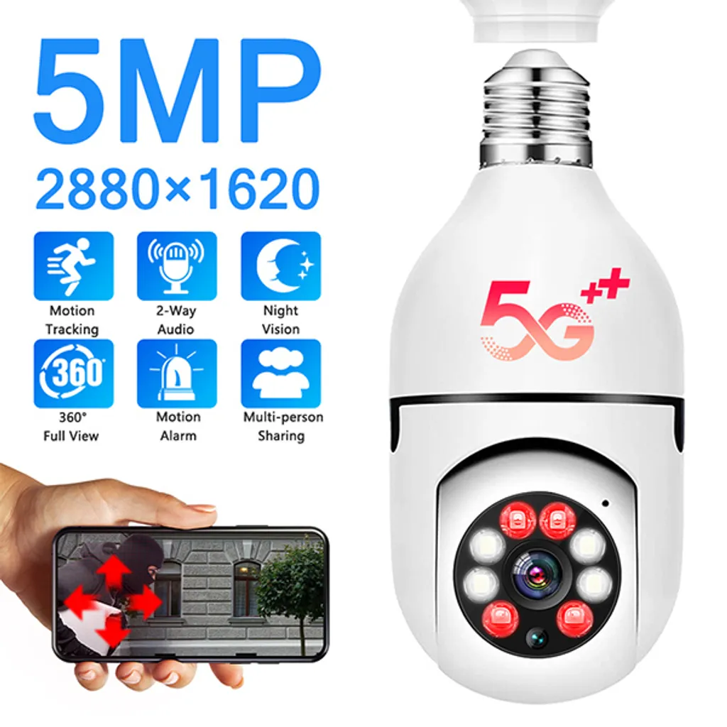 Bulby Camera WiFi Esterno 1080P: Full HD Visione Notturna e Audio - 8