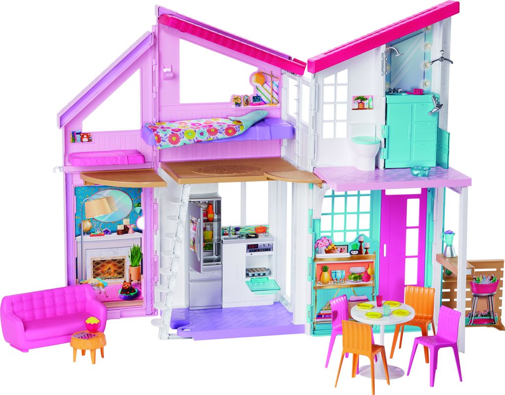Maison de Barbie Malibu, maison de poupées, maison de ville Image du produit 