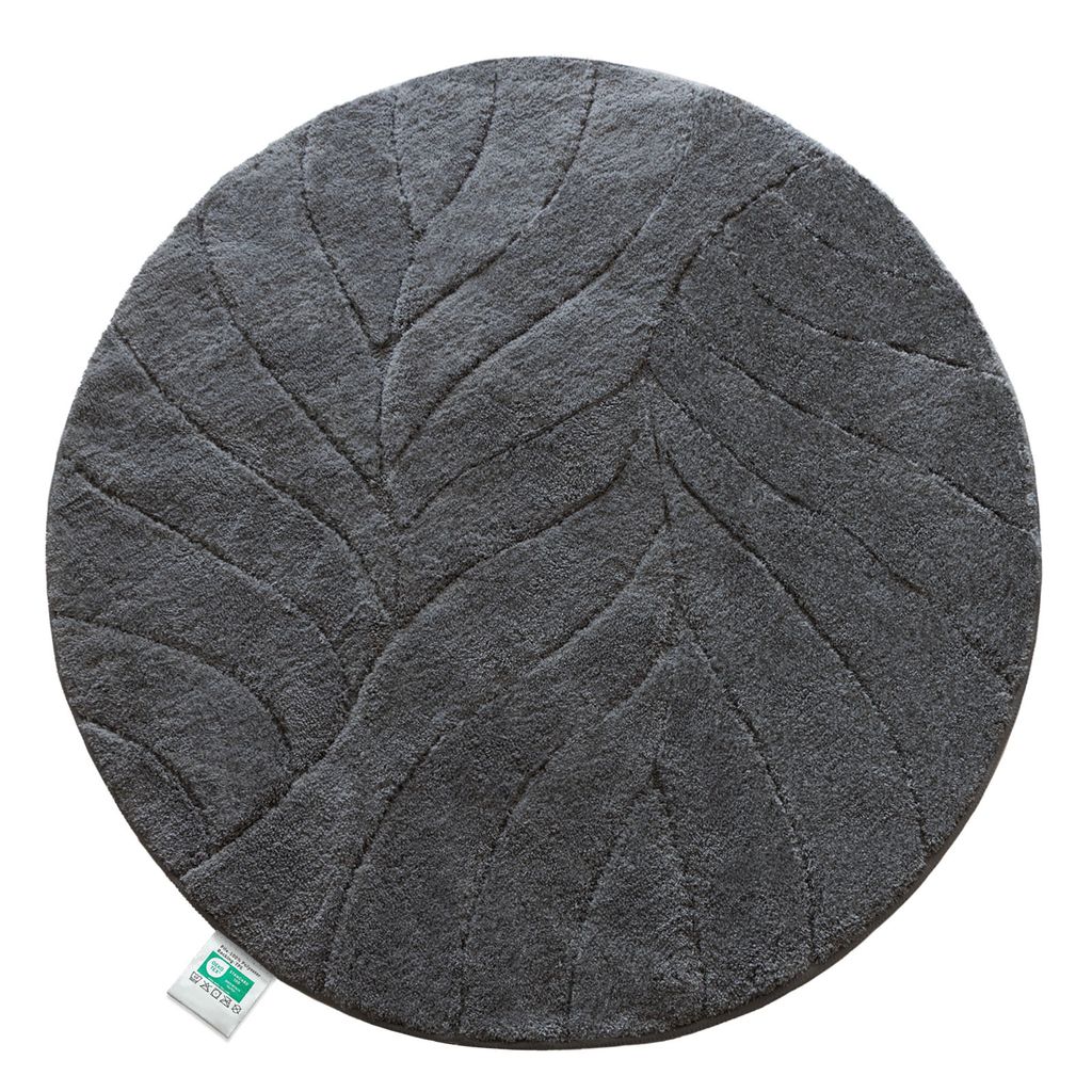 Badematte Maris Runder Badteppich aus weicher Mikrofaser Produktbild 