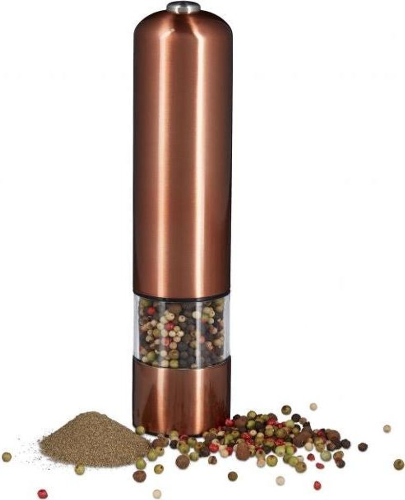 Elektrische Pfeffermühle aus Edelstahl