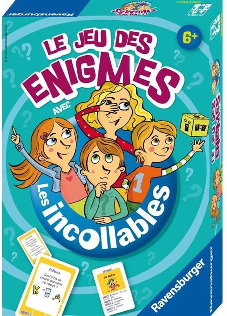 LES INCOLLABLES Le jeu des Enigmes Ravensburger - Jeu de Image du produit 