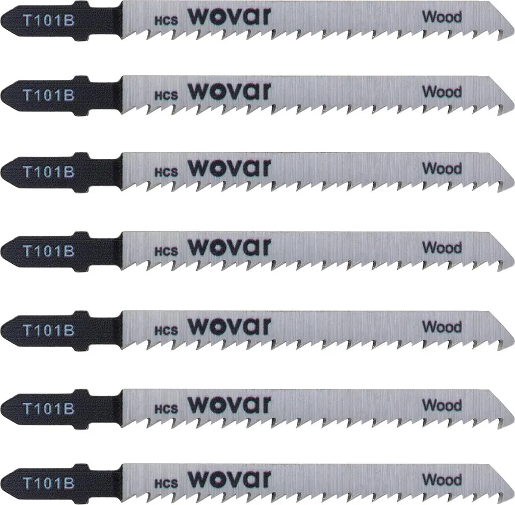 Lames de scie sauteuse 101 B pour bois fin, lot de 50 pièces robustes