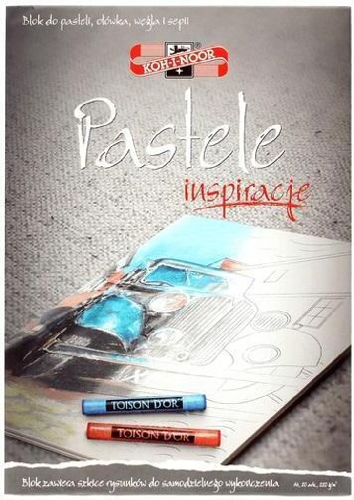 Inspirations Block - Pastellkreiden A4/20 Blätter 220g