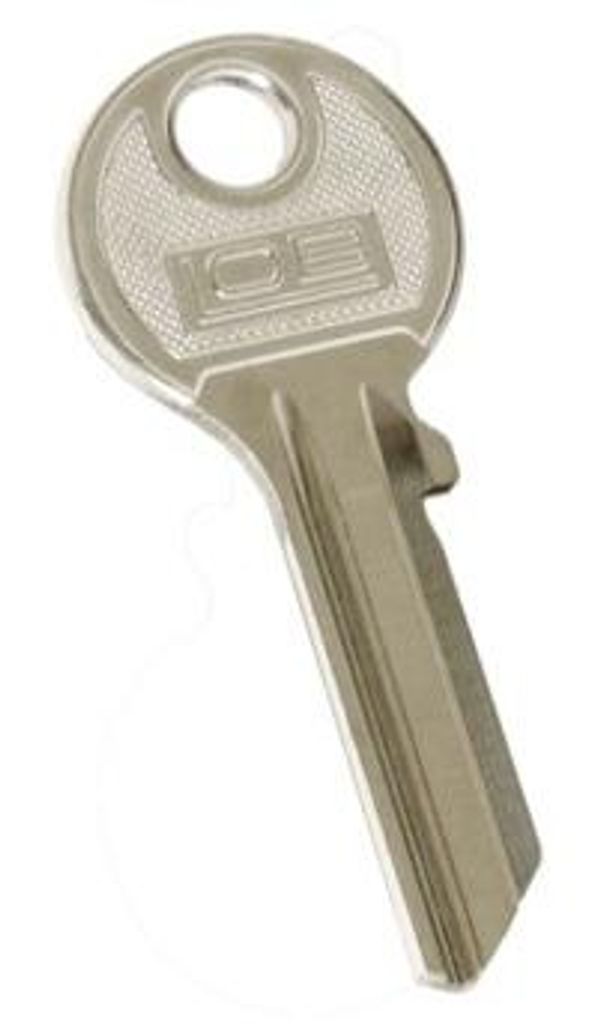 LOB AM200 Rohling-Schlüssel 23,5x7 mm links für kleine Schlösser