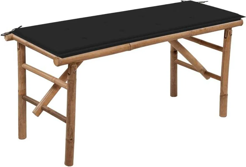 Panca Pieghevole 118cm Bambù The Living Store - Arredo Giardino Top