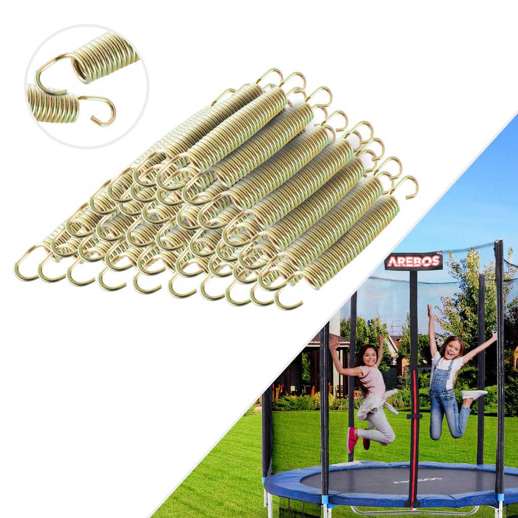 AREBOS pružiny na trampolínu 215 mm | 36 ocelových Obrázek produktu 