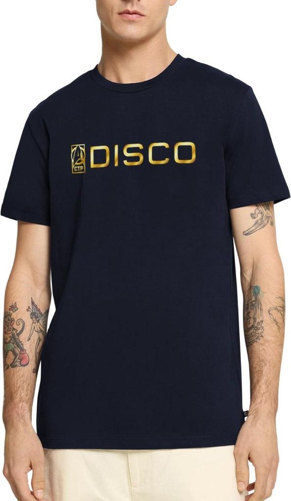 Spreadshirt Star Trek Discovery DISCO DSC Männer Premium T-Shirt, L, Navy