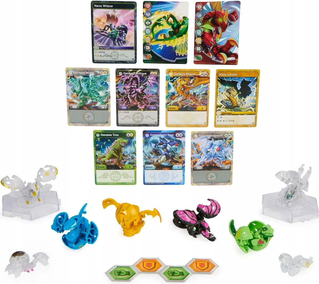 Spin Master 6064120 Bakugan Genesis Collection 8 Pack figurines de combat