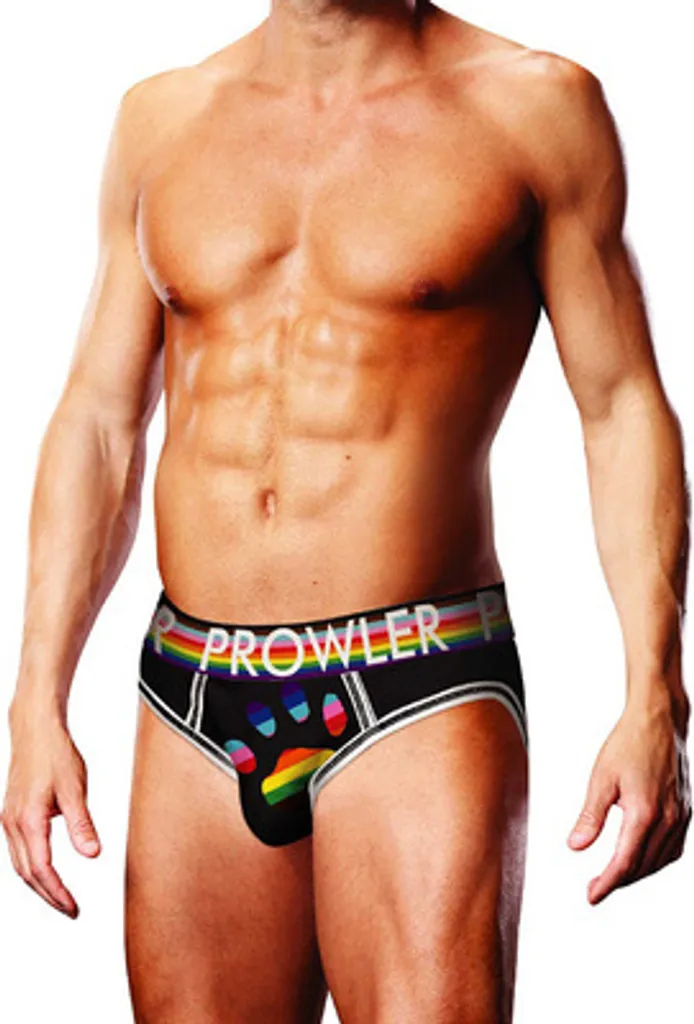 Prowler Slip Aperto a Zampa Oversize Nero - Intimo Sexy Uomo XS