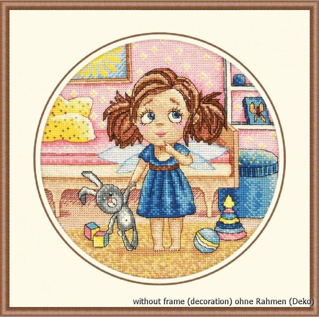 Oven Kreuzstichset "Alices Morgen", Zählmuster, 20x20cm