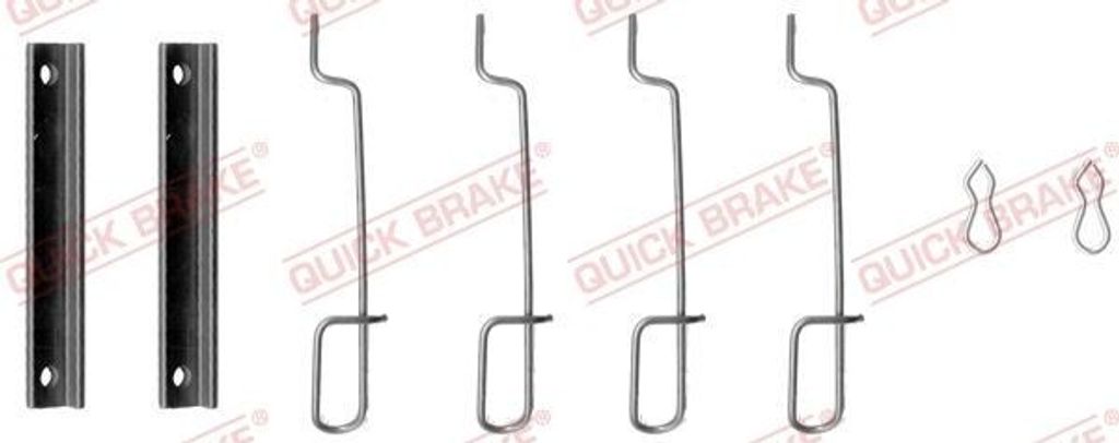 QUICK BRAKE 109-0992 Zubehörsatz Scheibenbremsbelag Vorne passend für PEUGEOT 205 II (20A/C) 205 I Cabriolet (741B, 20D) 309 II (3C, 3A) 205 I 405 I