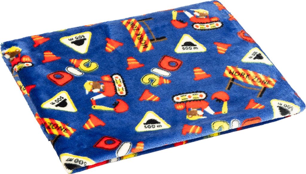 Babydecke ELLA - 75x100 cm - Blau,Rot