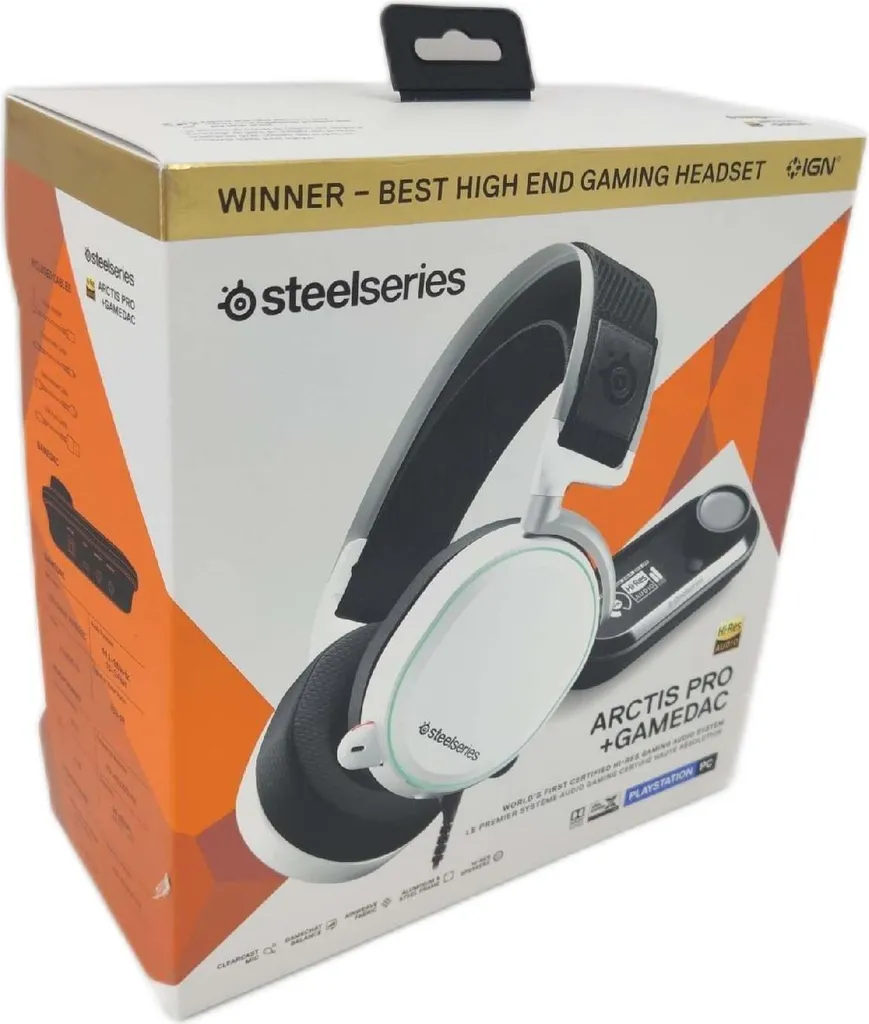SteelSeries Arctis Pro White GameDAC Finis les bruits de fond en Gaming