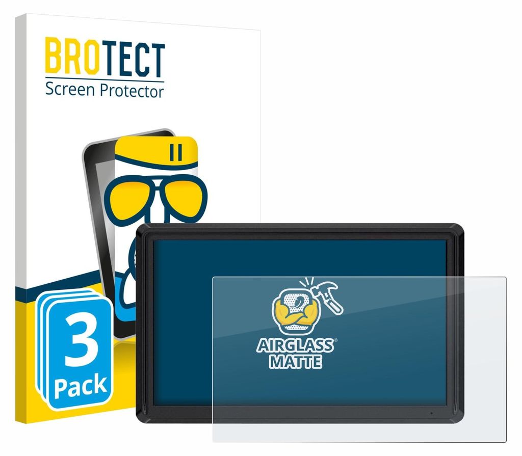 3x BROTECT Entspiegelungs Schutzglas für Feelworld FW568 V3 6" Schutzfolie Panzer Folie Glas Display Schutz matt