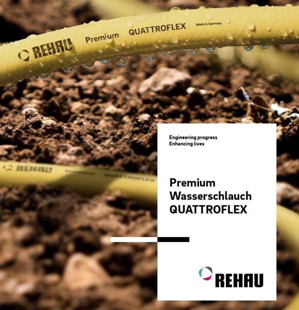 30m Gartenschlauch Quattroflex 1/2" 13mm Turboflex Rehau