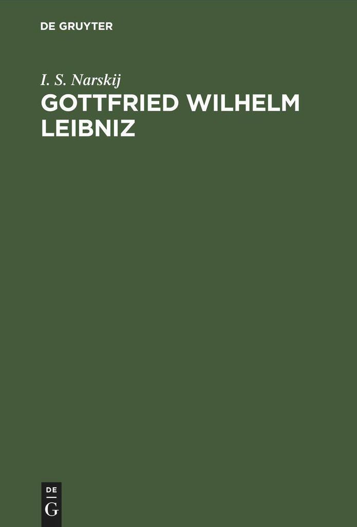 Gottfried Wilhelm Leibniz