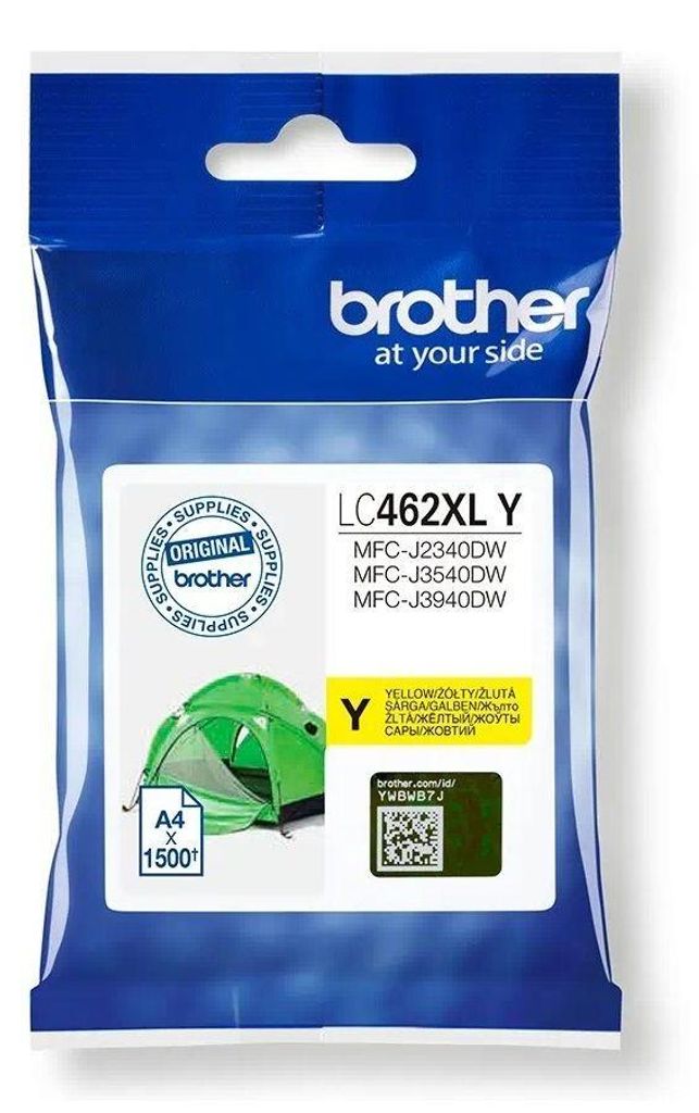 Brother LC462XLY, Hohe (XL-) Ausbeute, Gelb, 1 Stück(e), Produktbild 