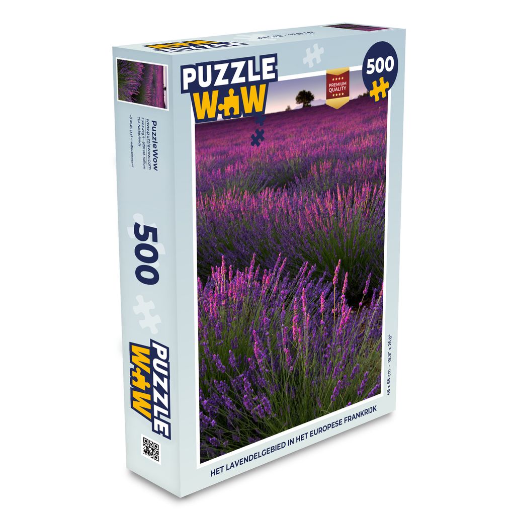 MuchoWow Puzzle 500 Teile Die Lavendelregion im französischen Mutterland - Denken - Spiel - Toy