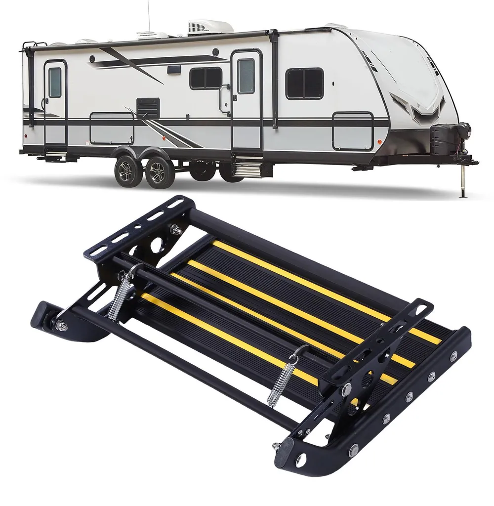 Échelle pliante pour accès facile au camping-car et van - Charge 200 kg - 11