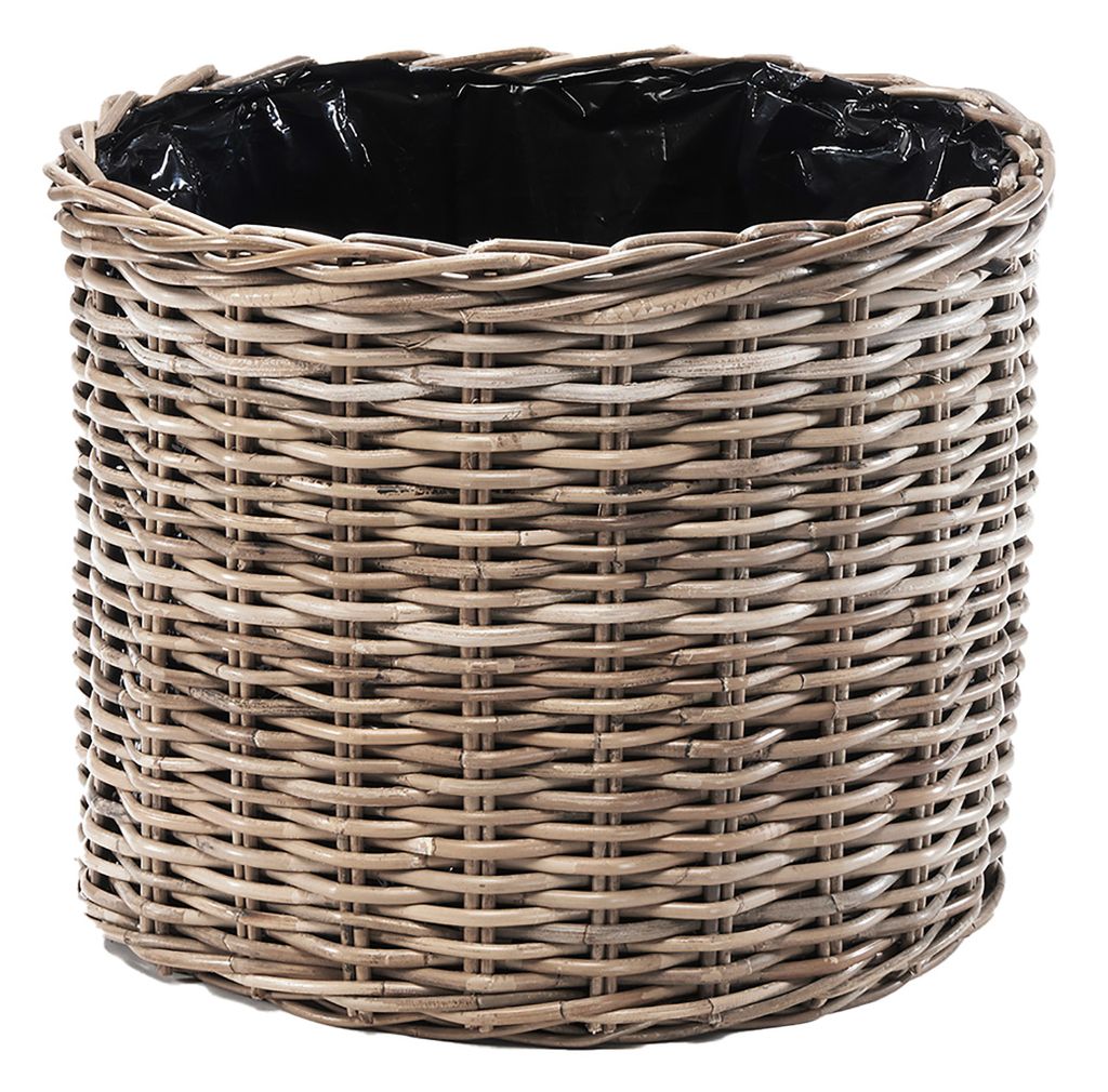 Kobolo Übertopf DREVO 49 cm Dm. rund aus Rattan - Produktbild 