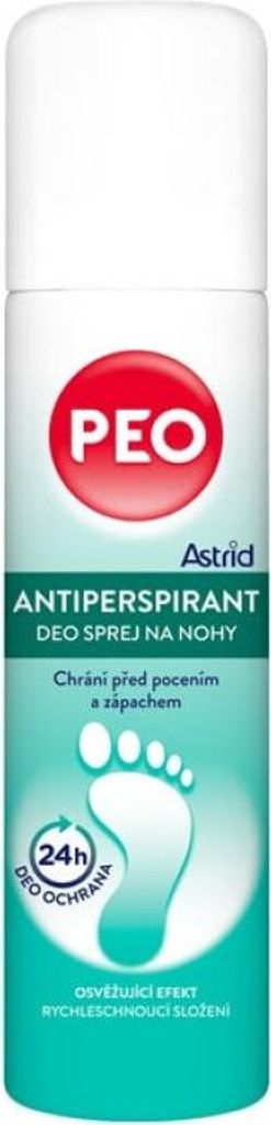 Antitranspirant deo Fuß spray PEO 150 ml