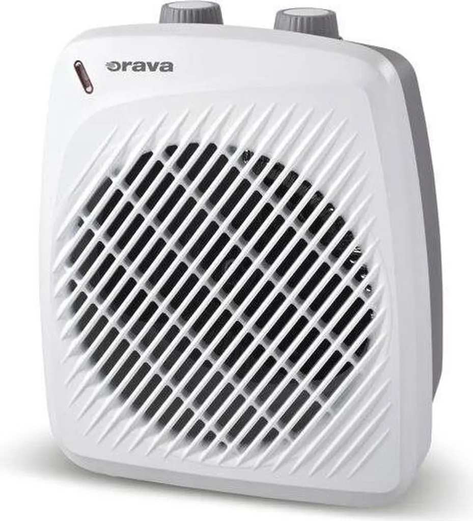 Orava VL-204 Ventilateur d'air chaud 2000W blanc pour 20 m2