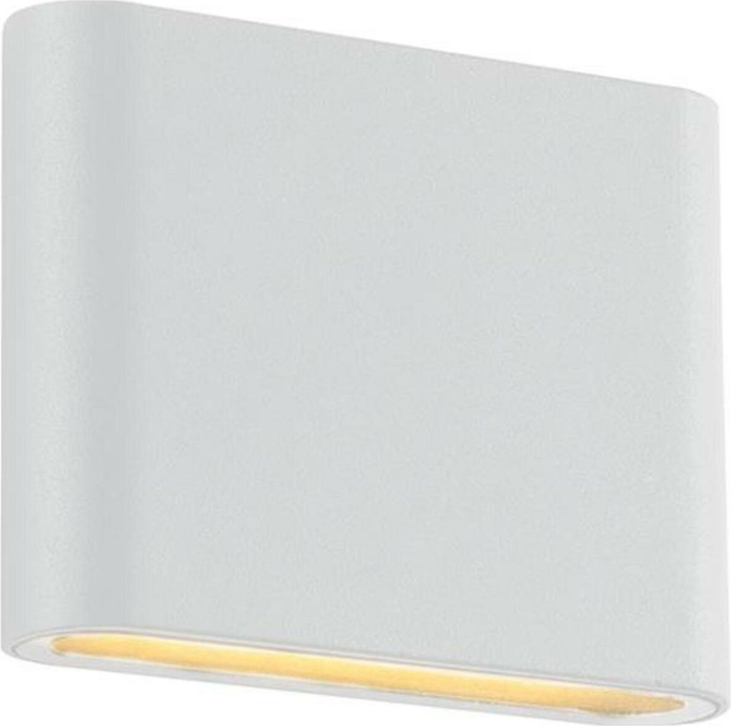 ACA LED-SMD-Außenwandleuchte, 7 W, 310 lm, 60°, 230 V AC, 3000 K Weiß, CRI 80, IP54, 30.000 Stunden Lebensdauer, LG2631W