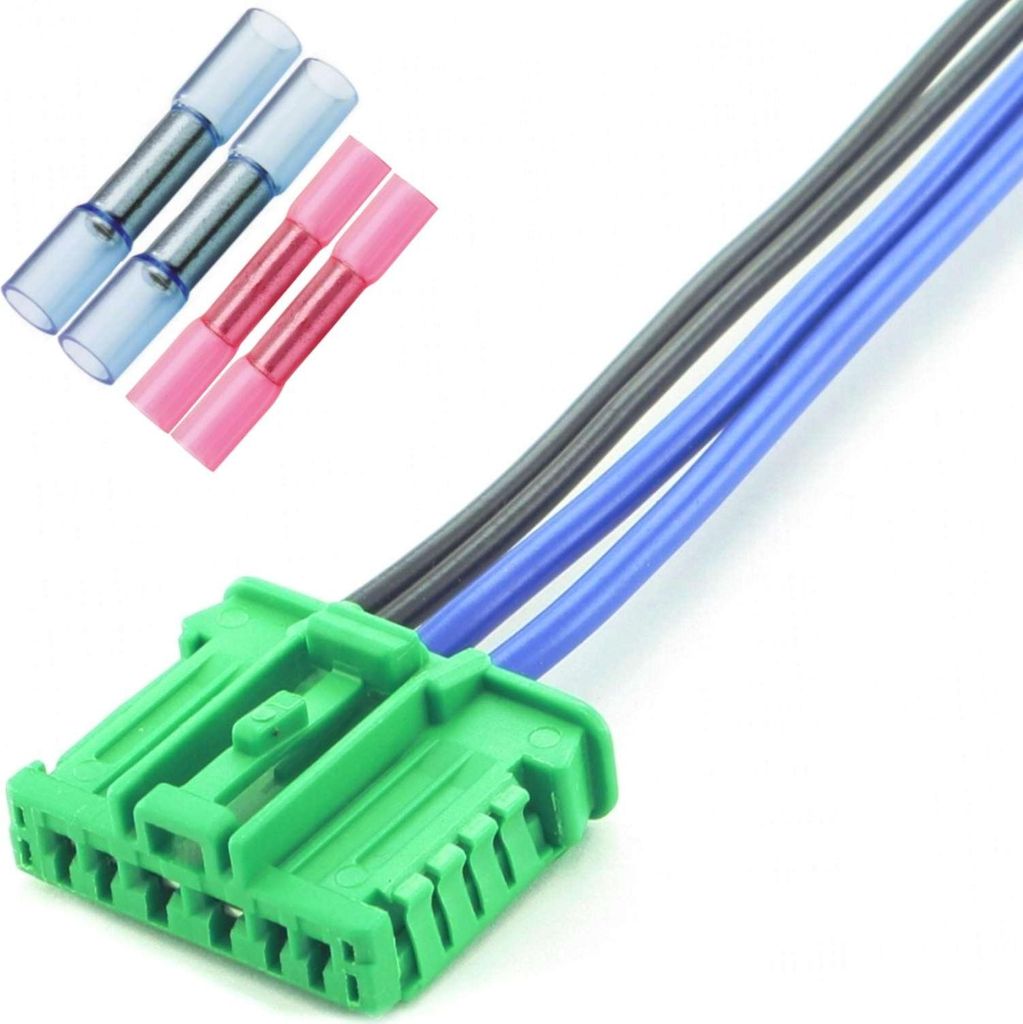 Overdrive-Racing Reparatur Ersatz Stecker 4-Polig grün Widerstand Heizgebläse Passend Für 7701048390 7701207718 6441L2 F657165W/M