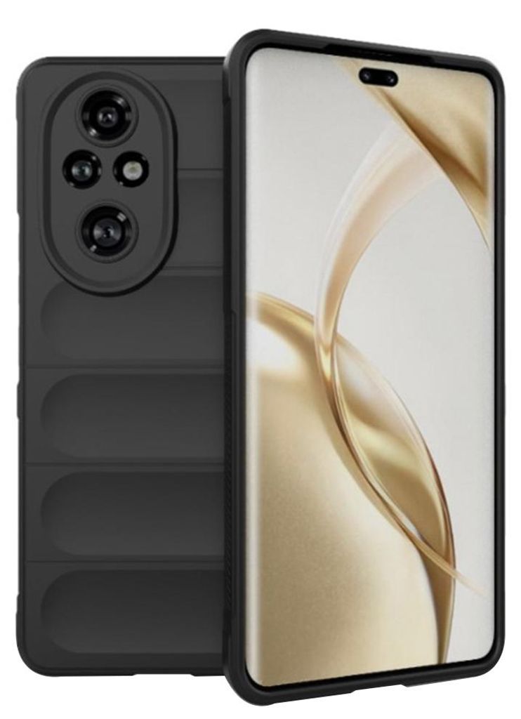 Techsuit Magic Shield Back Cover Hülle für HONOR 200 Pro - Schwarz