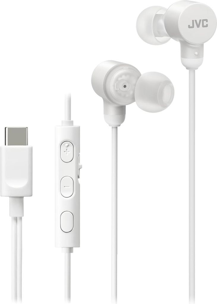 JVC HAFR29UCA, Kabelgebunden, Anrufe/Musik, Kopfhörer, Weiß Produktbild 