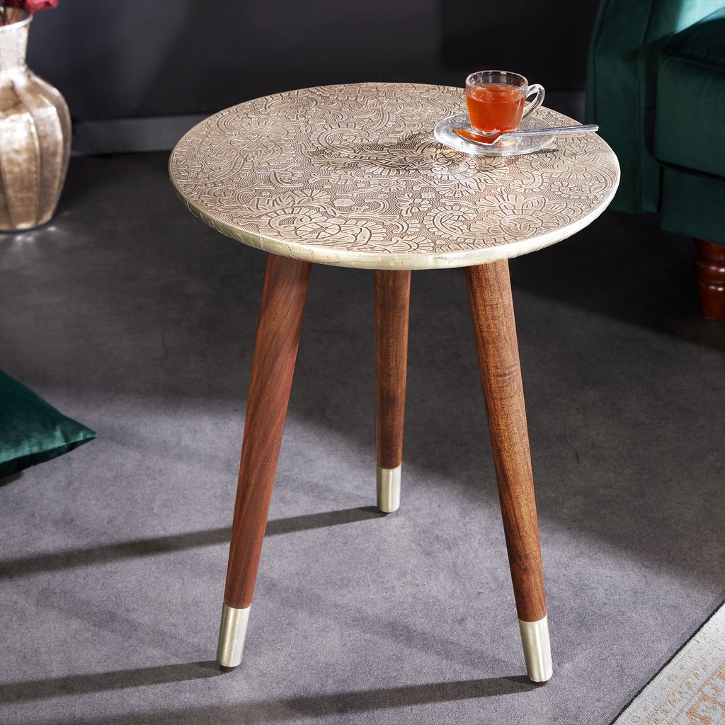 riess-ambiente Design Beistelltisch ALCAZAR 50cm antik Produktbild 
