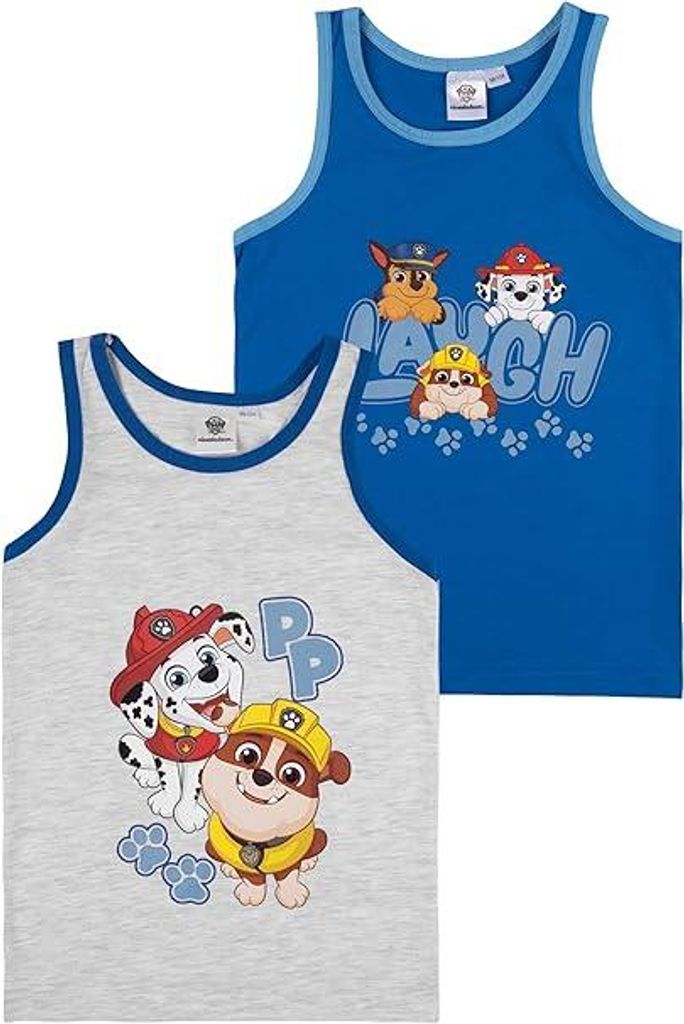 Paw Patrol Unterhemd für Jungen - Kinder Tank Top Hemdchen Produktbild 